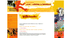 Desktop Screenshot of move-maedchen-in-bewegung.de